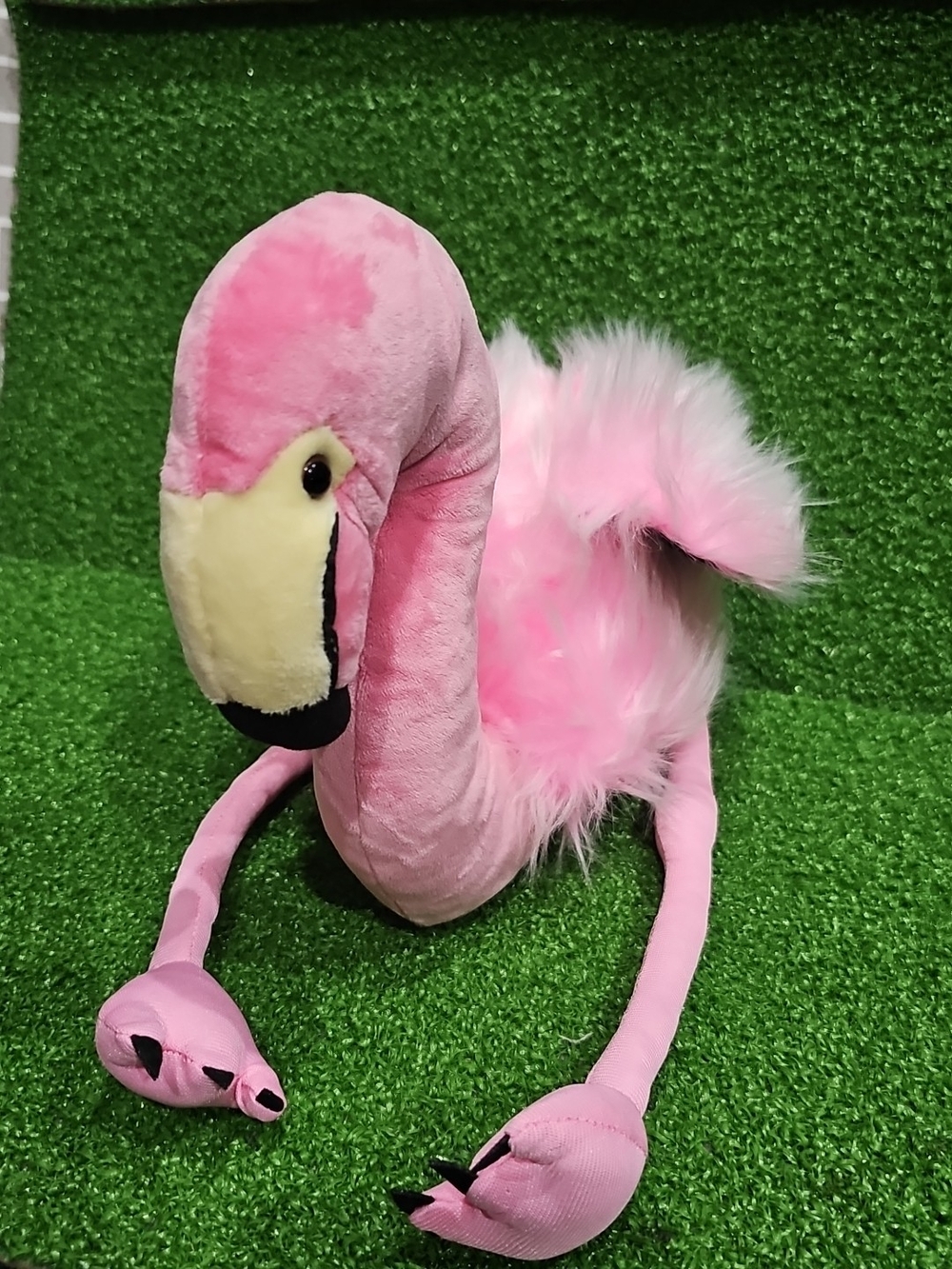 Pink Plush Flamingo